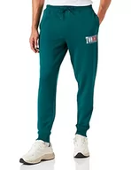 Spodenki męskie - Tommy Hilfiger Męskie spodnie z grafiką TJM Slim Essential Knit, ciemnozielone, L, Ciemna zieleń, L - miniaturka - grafika 1