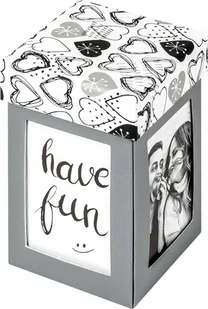 Walther Walther Photo Gift Box Surprise 8,5x8,5x13,5 grey FB280D - Albumy fotograficzne - miniaturka - grafika 1