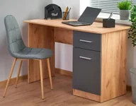 Biurka - Elior Nowoczesne biurko komputerowe - dąb wotan S8-A55 - miniaturka - grafika 1