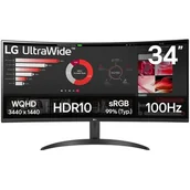 Monitory - LG 34WR50QK-B.AEU 34" UWQHD VA 100Hz 5ms - miniaturka - grafika 1