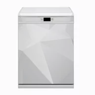 Dekoracje domu - Bluedecor Magnes na zmywarkę Abstrakcja biała 60x80 - miniaturka - grafika 1