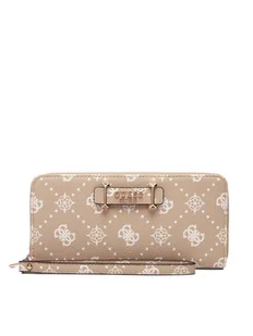 Guess Duży Portfel Damski Silia Slg SWGP98 90146 Beżowy - Portfele - miniaturka - grafika 1