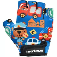 Rękawiczki rowerowe - Rękawiczki rowerowe dla dzieci Meteor Safe City Jr 26178-26179-26180 - miniaturka - grafika 1