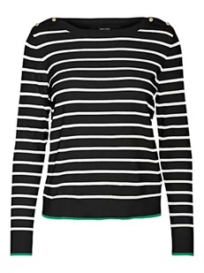 VERO MODA Sweter damski, czarny, XS - Swetry damskie - miniaturka - grafika 1