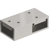 Akcesoria do armatury i ceramiki - Mexen łącznik T do wsporników ściennych, nikiel szczotkowany - 800-09-97 - miniaturka - grafika 1