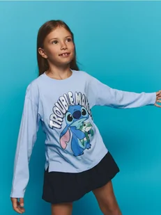 Reserved - Koszulka Lilo i Stitch - jasnoniebieski - Bluzki dla dziewczynek - miniaturka - grafika 1