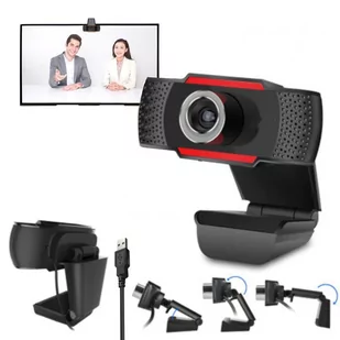 Strado Kamera internetowa WebCam 8807 z mikrofonem (Czarna) DNWEBCAM8807 - Kamery internetowe Strado Kamera internetowa WebCam 8807 z mikrofonem (Czarna) DNWEBCAM8807 - Kamery internetowe - miniaturka - grafika 1