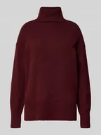 Swetry damskie - Golf o kroju regular fit z dodatkiem wełny model ‘MALOU’ - miniaturka - grafika 1