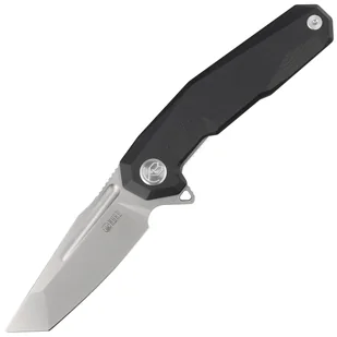 Nóż składany Kubey Carve Black G10, Beadblasted AUS-10 (KB237G) - Noże - miniaturka - grafika 1