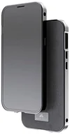 Etui i futerały do telefonów - Black Rock - Etui 360 stopni Glass Case pasuje do Apple iPhone 14 I skórzane etui na telefon komórkowy, skórzany tył (przezroczyste z czarną ramką) - miniaturka - grafika 1