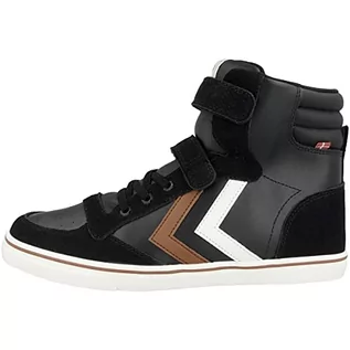 Buty dla dziewczynek - Hummel Sneakersy "Slimmer Stadil" w kolorze czarnym 5700497349464 - grafika 1