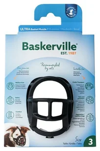 Baskerville Kaganiec Ultra-3 czarny - Kagańce dla psów - miniaturka - grafika 1