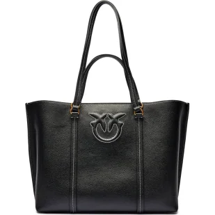 Pinko Skórzana shopperka MIRANDA SHOPPER BIG - Torebki damskie - miniaturka - grafika 1