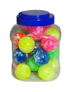 Piłka kauczuk 45mm w słoiku (26szt) - Zabawki zręcznościowe - miniaturka - grafika 1