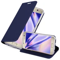 Etui i futerały do telefonów - Cadorabo etui do Samsung Galaxy S7 - etui na telefon komórkowy z funkcją stojaka i przegródką na karty w metalicznym kolorze - Case Cover etui ochronne etui kieszeń Book Klapp Style, Samsung Galaxy S7 DE-113068 - miniaturka - grafika 1