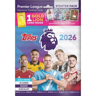 Premier League 2026 - Debut Edition - Standard Starter Pack (ponad 10 kart) - Czasopisma - miniaturka - grafika 1