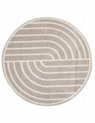 Dywany - MULTI-DECOR Dywan okrągły Loft szaro-kremowy śr. 100 cm - miniaturka - grafika 1