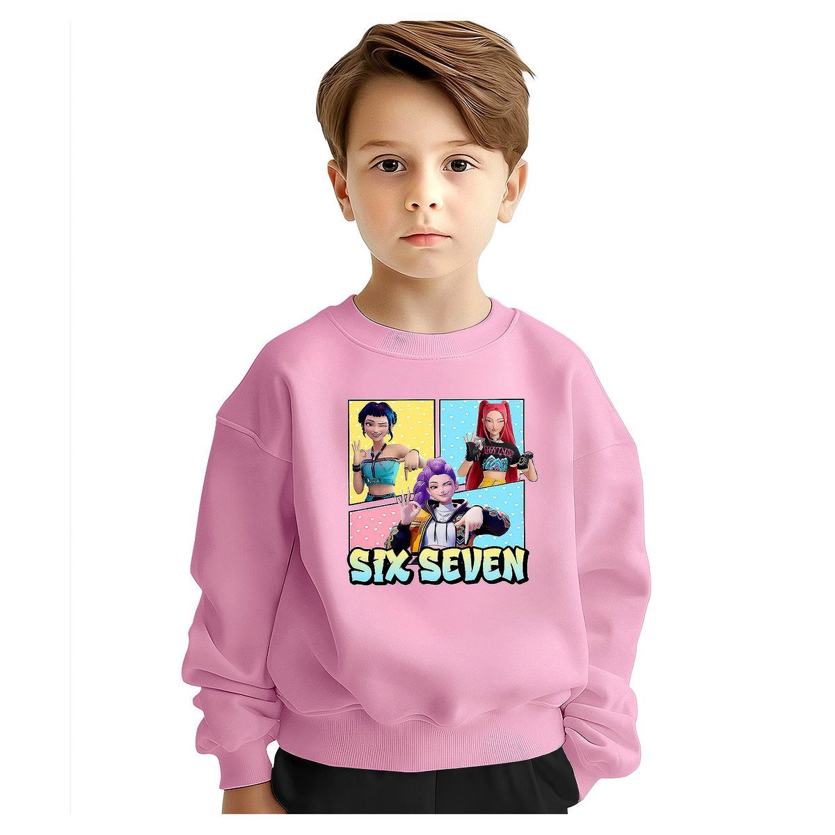 BLUZA DZIECIĘCA 67 SIX SEVEN VIRAL HUNTRIX 104 DLA CHŁOPCA DZIEWCZYNKI