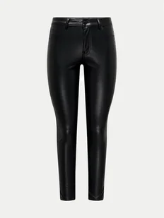 JDY Spodnie z imitacji skóry Soey 15328299 Czarny Skinny Fit - Spodnie damskie - miniaturka - grafika 1