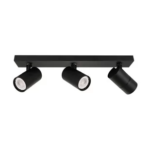 Italux Plafon LAMPA sufitowa LACONI SPL-2813-3B-BL metalowa OPRAWA regulowane reflektorki na listwie czarne SPL-2813-3B-BL - Lampy sufitowe - miniaturka - grafika 1