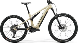 MERIDA EONE-SIXTY 575 29"/27,5" 25' Wybierz rozmiar ramy: XS, Wybierz kolor: EARTH POWDER BLACK - Rowery elektryczne - miniaturka - grafika 1