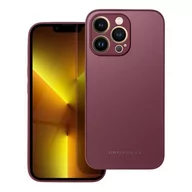 Etui i futerały do telefonów - Roar Futerał Matte Glass Case do iPhone 11 Pro bordowy - miniaturka - grafika 1