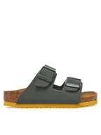Buty dla chłopców - Birkenstock Klapki Arizona Kids 1029449 S Zielony - miniaturka - grafika 1