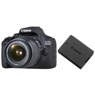 Canon EOS 2000D +18-55 IS II + LP-E10 (2728C010) - Aparaty Cyfrowe - miniaturka - grafika 1