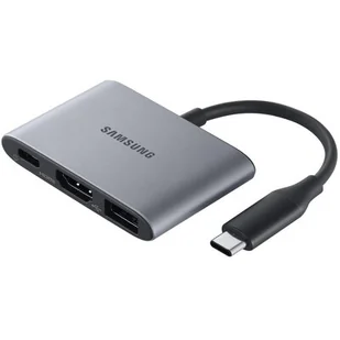 Samsung Redukcja USB-C/USB USB-C HDMI EE-P3200BJEGWW) Szara - Adaptery i przejściówki - miniaturka - grafika 1