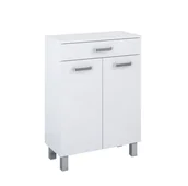 Szafki łazienkowe - Komoda łazienkow Elita Sunn 60 cm biały połysk RE169199008060 - miniaturka - grafika 1