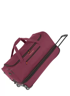 Torba podróżna Travelite Basics Doubledecker L - bordowy - Torby podróżne - miniaturka - grafika 1