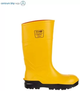 PORTWEST FD95 KALOSZ BEZPIECZNY Z PU S5 CI FO; ŻÓŁTY - Obuwie robocze - miniaturka - grafika 1