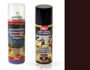 2w1 Renowator koloru + impregnat aqua stop protector palc ciemny brąz - Środki do obuwia i ubrań - miniaturka - grafika 1