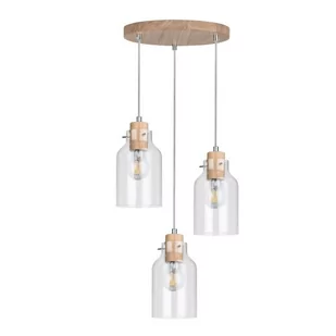 Spotlight Alessandro lampa wisząca 3-punktowa dąb olejowany 1760374R 1760374R - Lampy sufitowe - miniaturka - grafika 1