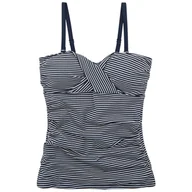 Stroje kąpielowe - Damski strój kąpielowy Regatta Aceana Tankini III Rozmiar: XL / Kolor: ciemnoniebieski/biały - miniaturka - grafika 1