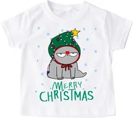 Koszulki dla dziewczynek - Koszulka świąteczna dla dziecka santa74 - miniaturka - grafika 1