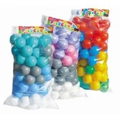 Piłki dla dzieci - Piłki basenowe 7cm 80szt MIX Baczek - miniaturka - grafika 1