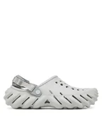 Klapki i japonki męskie - Crocs Klapki Echo Clog 207937 Szary - miniaturka - grafika 1