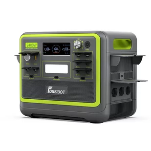Przenośna Stacja Zasilania FOSSiBOT F2400 2048Wh/2400W Generator Słoneczny, Szybkie Ładowanie w 1,5 Godziny, UE - Zielona - Akumulatory ogólnego zastosowania - miniaturka - grafika 1