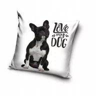 Poszewki na poduszki - CX Poszewka Pies PNL191340 Love my Dog 40x40 cm 13029 - miniaturka - grafika 1