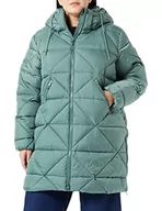 Płaszcze damskie - TOM TAILOR Denim Damski Płaszcz zimowy z kapturem 1032689, 19643 - Green Dust, S - miniaturka - grafika 1