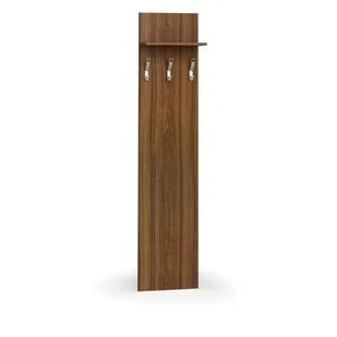 Garderoba z wieszakami PRIMO WOOD, 3 haczyki, półka, orzech - Meble do przedpokoju - miniaturka - grafika 1