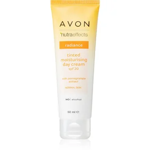 Avon Nutra Effects Radiance tonujący krem nawilżający SPF 20 50ml - Kremy do twarzy - miniaturka - grafika 1