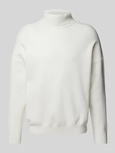 Sweter z dzianiny z golfem - Swetry męskie - miniaturka - grafika 1