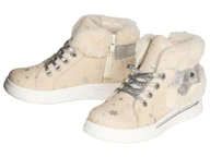 Buty dla dziewczynek - lupilu® Dziewczęce botki z ciepłą podszewką (Beżowy, 27) - miniaturka - grafika 1