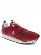 Sneakersy męskie - U.s. Polo Assn. Sneakersy Ethan ETHAN001 Red - miniaturka - grafika 1