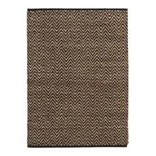 Dywany - Czarno-naturalny dywan 120x170 cm Zigzag – douceur d'intérieur - miniaturka - grafika 1