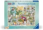 Układanki dla dzieci - Puzzle 2D: Crazy Cats 500 elementów - miniaturka - grafika 1