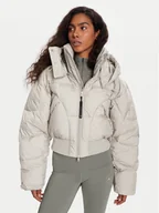 Kurtki damskie - adidas by Stella McCartney Kurtka zimowa KA0645 Szary Loose Fit - miniaturka - grafika 1