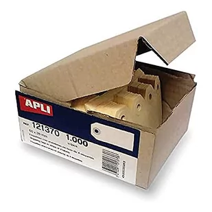APLI 121372 amerykańskie etykiety 80 x 38 mm (opakowanie 4, opakowanie 1000 sztuk - Etykiety do drukarek - miniaturka - grafika 1